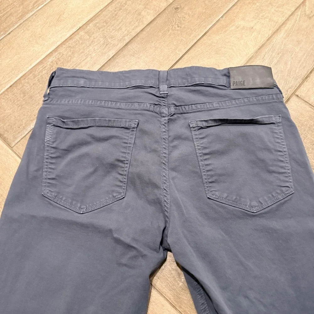 Paige Federal Jeans Mens 31 Gray Moon Shade Slim Straight Stretch Made USA